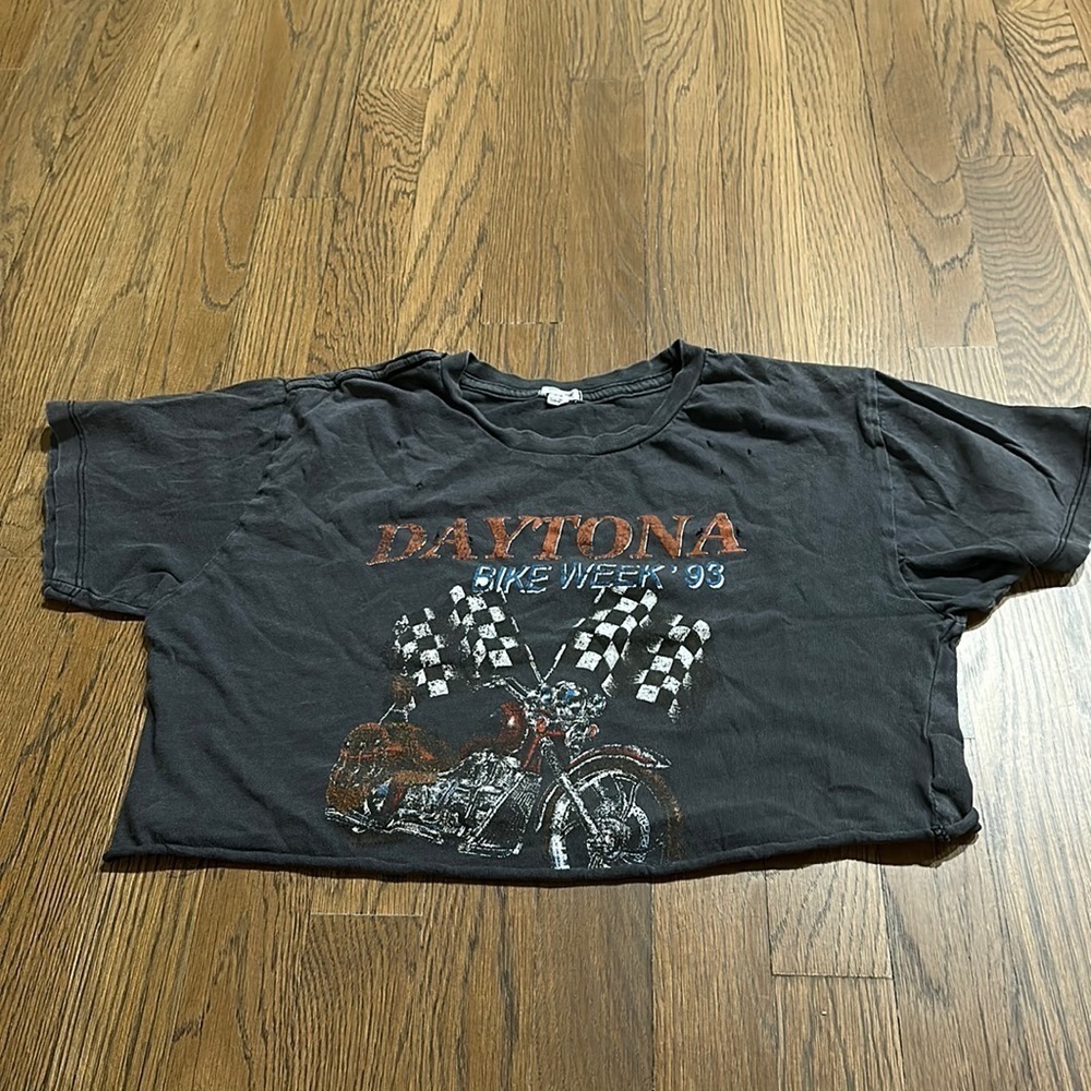 Garage Black Daytona Bike Week '93 Graphic Tee